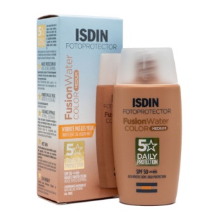کرم ضد آفتاب فیوژن واتر SPF50 رنگ مدیوم ایزدین ISDIN