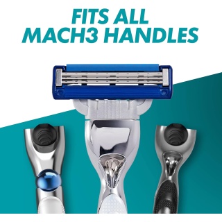 ژیلت تیغ یدک مدل Mach 3 Turbo بسته 4 عددی Gillette