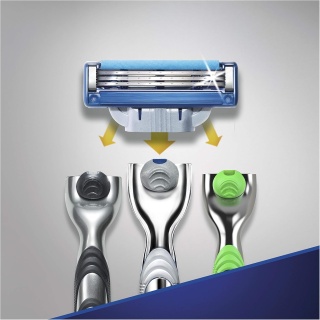 ژیلت تیغ یدک مدل Mach 3 Turbo بسته 4 عددی Gillette