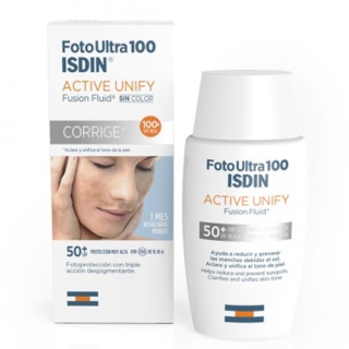 کرم ضد آفتاب ضد لک فیوژن فلوئید SPF50 بی رنگ ایزدین ISDIN