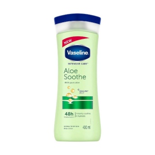 لوسیون بدن آلوئه ورا مدل aloe soothe حجم 400 میل وازلین Vaseline