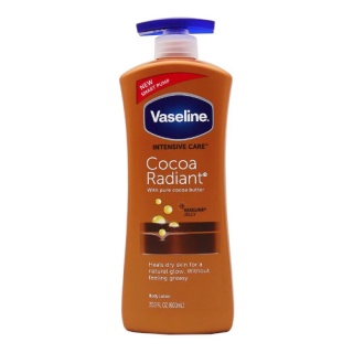 لوسیون بدن مدل cocoa radiant حجم 600 میل وازلین Vaseline