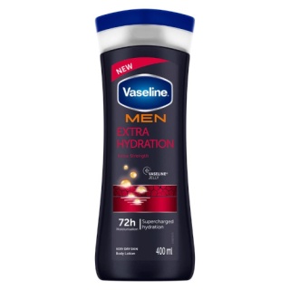 لوسیون بدن مردانه مدل extra hydration حجم 400 میل وازلین Vaseline