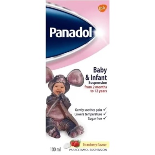  شربت مسکن و تب بر پانادول Panadol